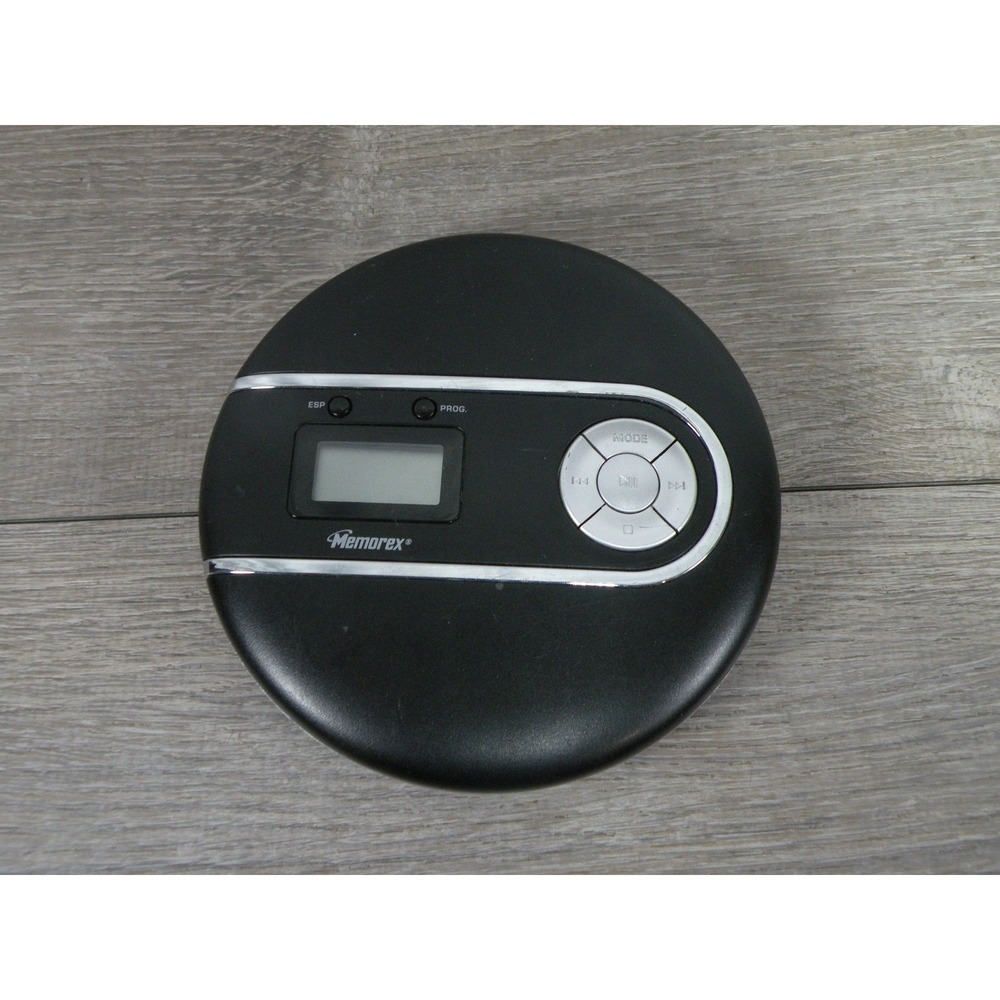 Memorex MD6443 Portable Personal CD Player with ESP - Black/Silver